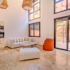 Duplex Le Majorelle, Res devant le jardin, piscine