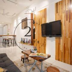 Infinity pool Sutera Avenue 2BR Free Wifi-Parking