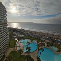 Departamento Vista al Mar, condominio Jardín del Mar