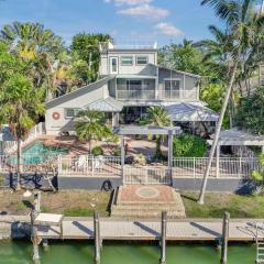 Unique waterfront home in Olde Marco with pool/deck