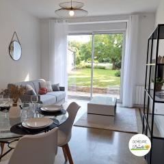 Appart chic-calme rdc avec jardin