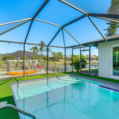 Dock and Patio with Canal View Paradise in Cape Coral