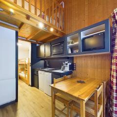 Studio mezzanine cosy, 4/5 pers, à 80m des pistes, balcon, TV/DVD, kichenette équipée - FR-1-398-553