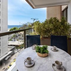 Copacabana Vista Mar, Rooftop Fogos, 2 Banheiros