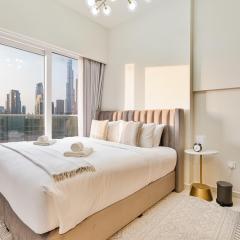 Amazing 1BR APT with Burj Khalifa Views