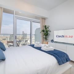 Marina & Downtown Views in Modern Studio - JVC