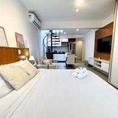 Loft moderno com terraço e vista Cristo