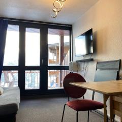 Studio calme avec balcon, centre Arc 2000, 4 pers. - FR-1-346-567
