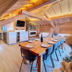 Chalet luxueux 12 pers, près des pistes, TV dans chambres, parking privé - FR-1-416-224