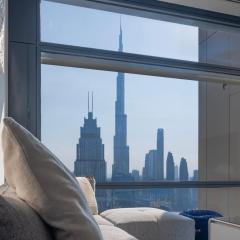 Stunning Burj Khalifa & Downtown Views - Elegant 1BR in The Iconic Index Tower