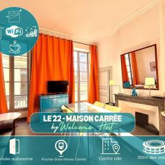 Le 22, T3 centre Nîmes Maison Carrée, 2 chambres