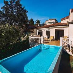 Family villa Casa KuKa I wonderful terrace with saltwater pool and BBQ area I beach in walking distance I pets welcome