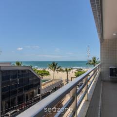 Apto beira-mar c/ vista lateral p/ praia ETY0024