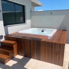 Cobertura pôr-do-sól com jacuzzi