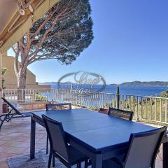 Magnifique appartement moderne en duplex 4 personnes avec terrasse et chambres vue mer à la Fossette - Le Lavandou