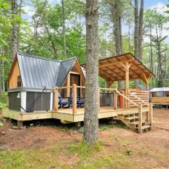 A-Frame Retreat with Inviting Hot Tub