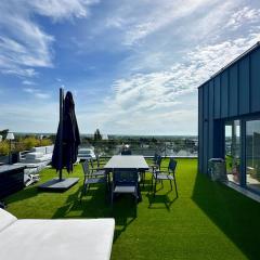 Luxurious rooftop - 10mins from Rennes