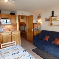 Studio 4 pers, sur pistes, terrasse 15m², Chinaillon - FR-1-458-212