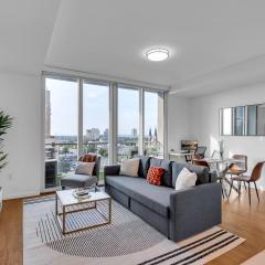 Bright 1BR Near BOKCenter-Gym,Lounge,Balcony,PetOK