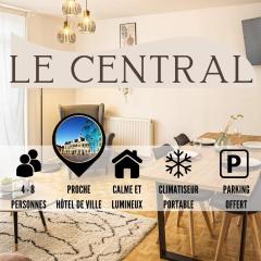 Le Central - Vue Hotel de ville - 4 Chambres