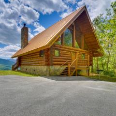 Gatlinburg Cabin with Mtn-View Deck about 11 Mi to Dtwn