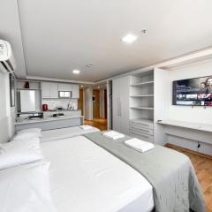 Loft Triplo com Fogão de Indução e Lava e seca