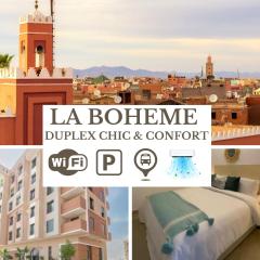 La Bohéme - Duplex Neuf - Modern & Chic - Proche Gare - Confort - CLIM Parking et WIFI Gratuit ! GUELIZ
