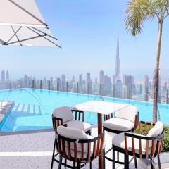 Iconic 1Bedroom Duplex with Skyline Views Near Downtown Dubai & Burj Khalifa