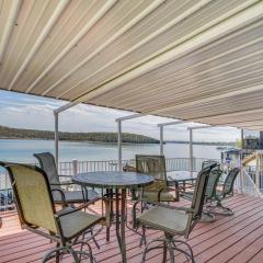Shared Dock at Waterfront Lake of the Ozarks Home