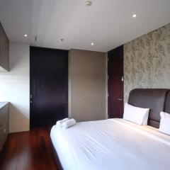 Spacious and Restful 2BR at Sumatra36 Apartment By Travelio