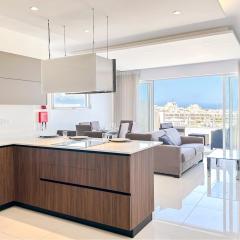 Flat 6 Mellieha Seaview & City view with Terrace, close to Beaches