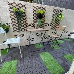 Shinjuku Station 4 min by tram Higashi Nakano Station 6 min Okubo Station 10 min walk 2DK with terrace Accommodation for 5 people