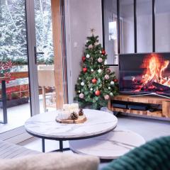 Studio cabine Au Loup Blanc avec vue Mont Blanc