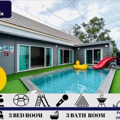 Funny Hua-Hin Pool Villa from beach 4km