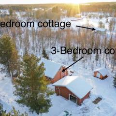 Log cottages in 10 min from Santa Claus Village-Sauna&FreeParking