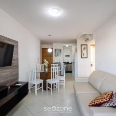 Apto 2Q c/ churrasq. 400m praia CAN304