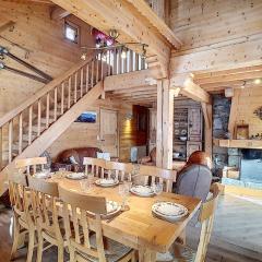 Chalet cosy 4 ch ***, 8 pers, cheminée, parking, La Clusaz - FR-1-818-10