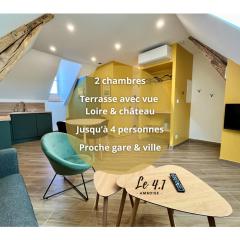 T3 climatisé face Loire et château l'appart du 4-1