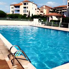 Studio charmant à Fréjus avec piscine commune - 30 m²