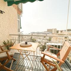 Vistas al mar a 1 min de playa con parkig gratis