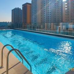 1BR Binghatti Galaxy Pool, Gym