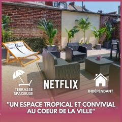 L'Escale Tropicale, appartement indépendant avec terrasse privative