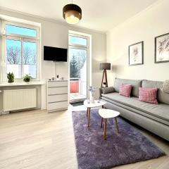 Ferienwohnung am Harz mit Küche, Balkon, Waschmaschine, Parkplatz mit Wallbox