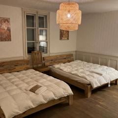 Old Charming Rustic Simple Swiss Flat 60m2 Authentic Center Burgdorf Parking Small Bath