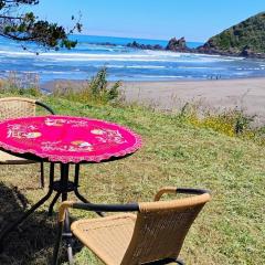 Cabaña con acceso a playa en Mehuin