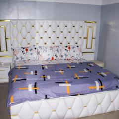 Whitney white 1bedroom shortlet apartment 24hr light Stadium Road N58,000