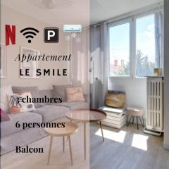 LE SMILE - 3 bedrooms - 8pers - Parking - Centre Gare