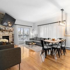 Chez Dodo Chalet Tremblant 3bdrs condo with fireplace