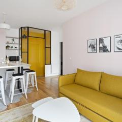 Pink Design 2BDR Flat in the Heart of Bastille