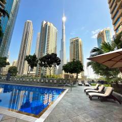 Near Burj Khalifa, Dubai Fountain view, Dubai Mall in 10 mins walk
